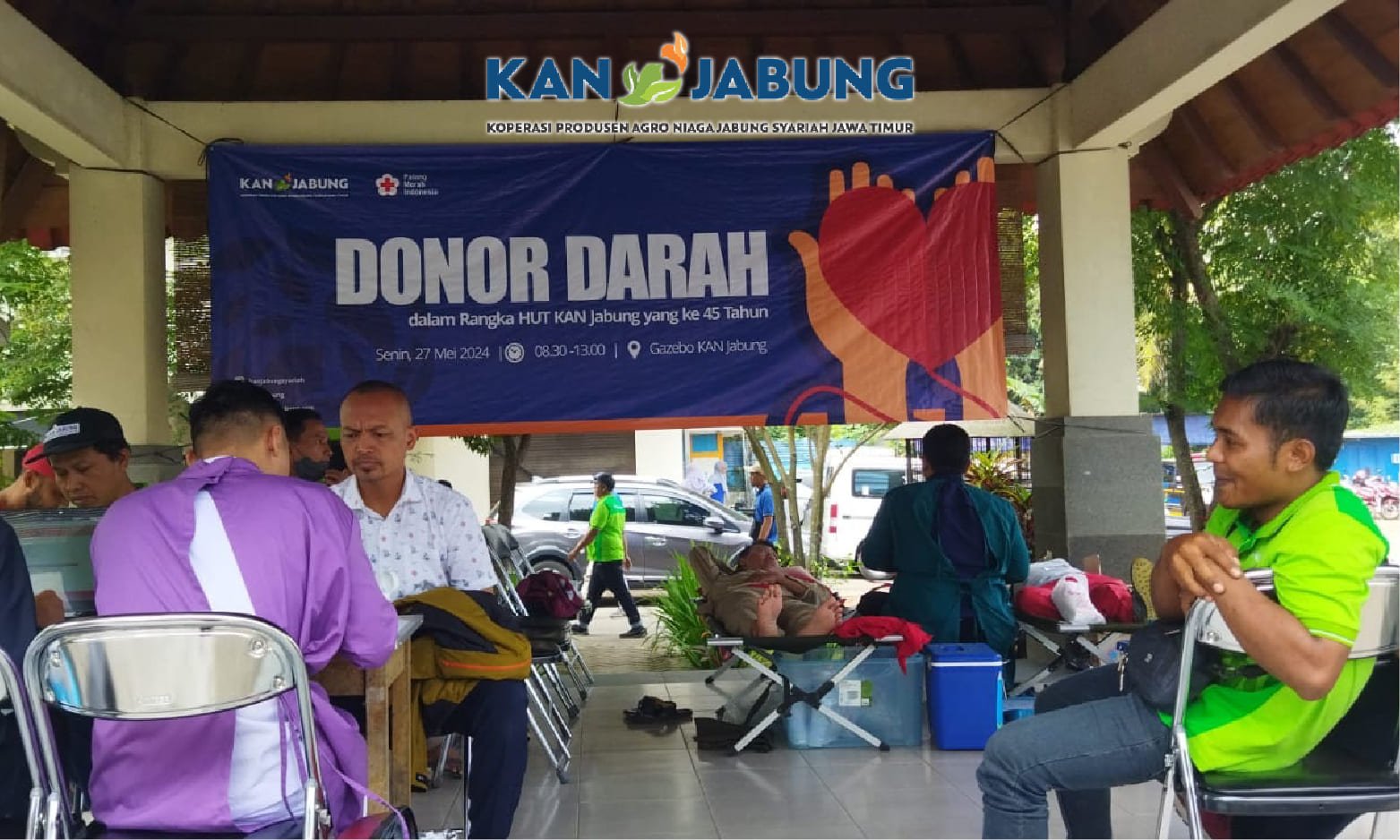 Donor Darah Rutin Bersama CSR KAN Jabung