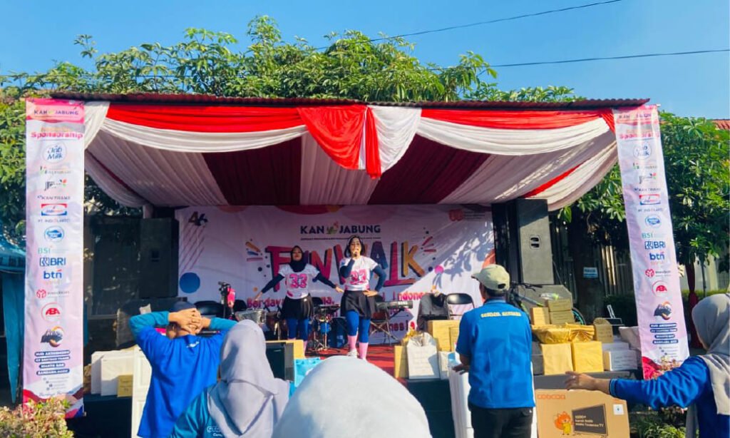 Fun Walk KAN Jabung 2025 Meriah, Rayakan HUT KAN Jabung ke-46 dan HUT RI ke-80