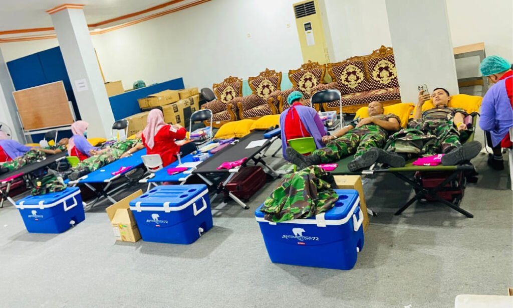 KAN Jabung Dukung Acara Donor Darah RRI FEST ke-80 dengan Susu Segar Jabmilk