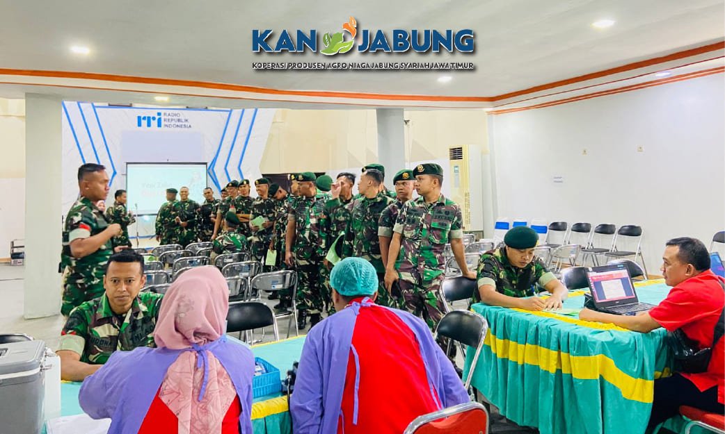 KAN Jabung Dukung Acara Donor Darah RRI FEST ke-80 dengan Susu Segar Jabmilk