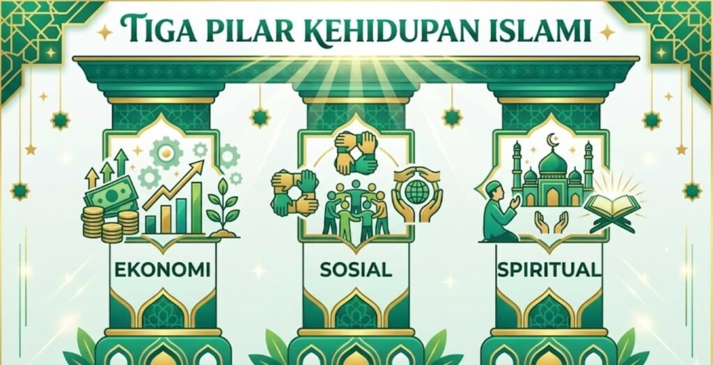 tiga dimensi tujuan koperasi syariah ekonomi sosial dan spiritual