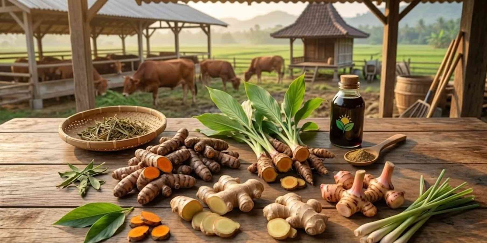 obat alami penambah nafsu makan sapi dari temulawak kunyit dan jahe