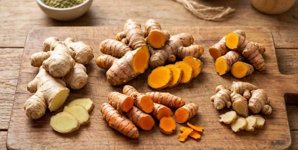 bahan alami penambah nafsu makan sapi temulawak kunyit jahe kencur segar