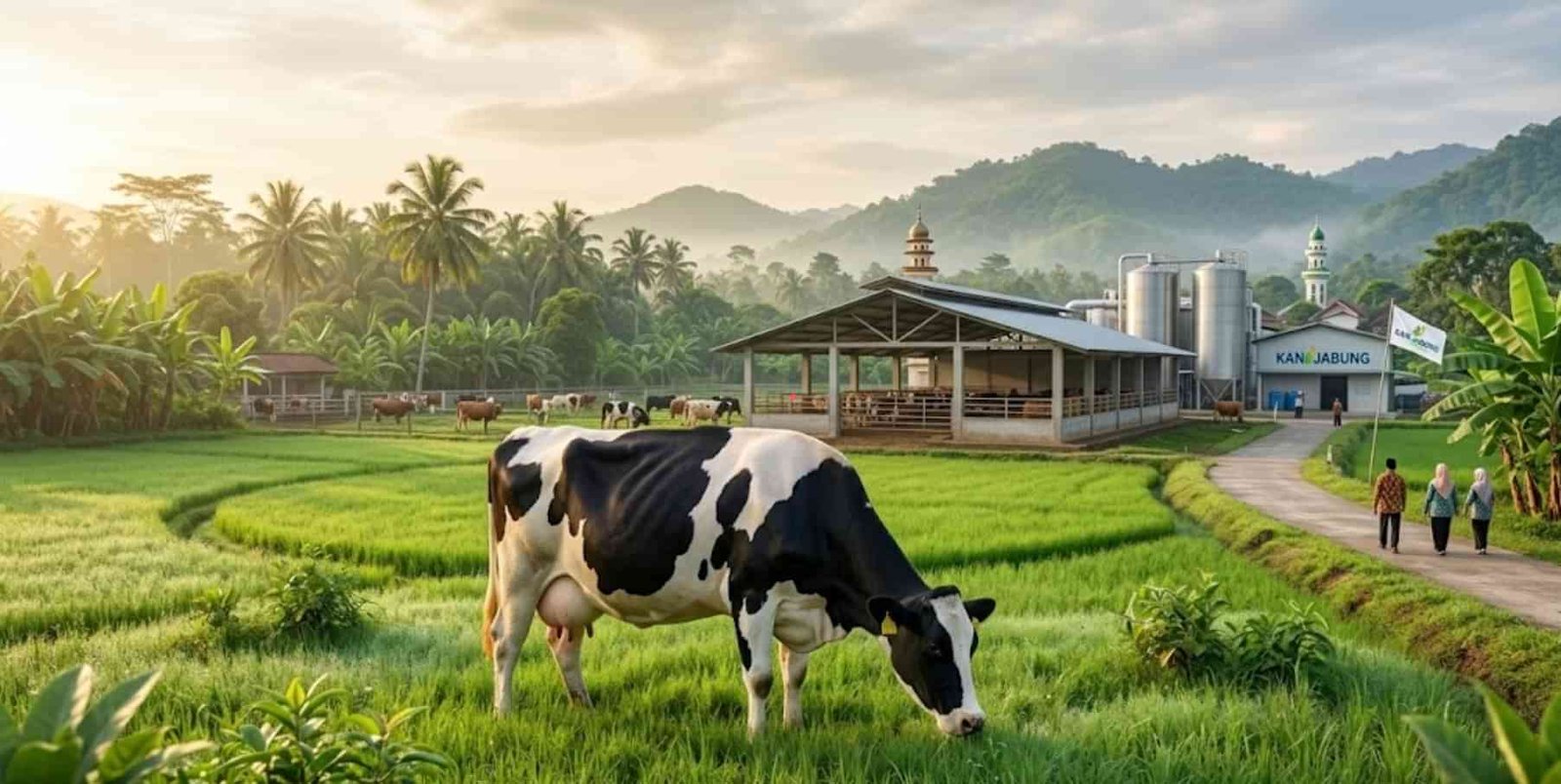sapi holstein friesian FH sapi perah hitam putih paling produktif di Indonesia