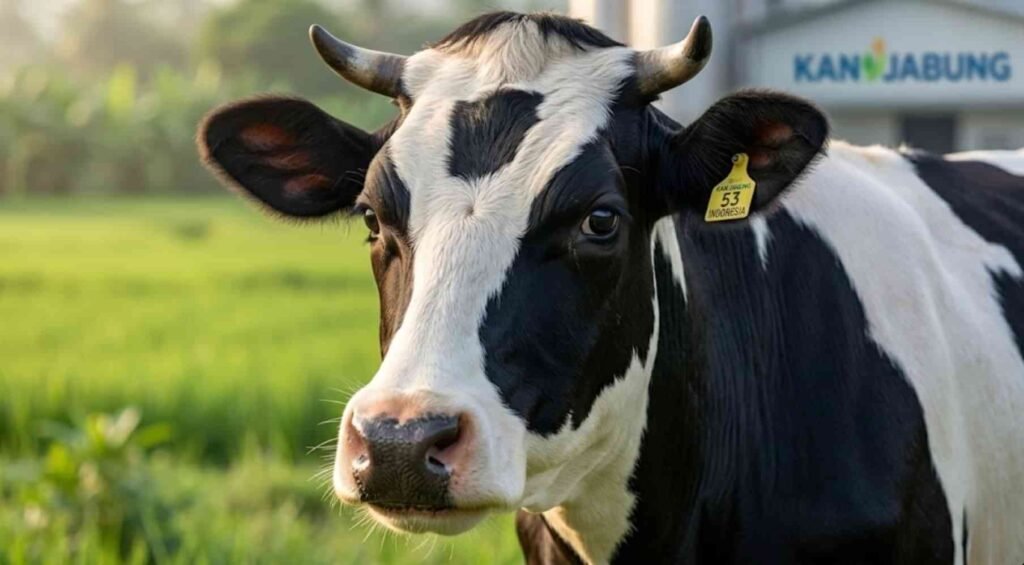 sapi holstein friesian FH ciri fisik hitam putih khas sapi perah