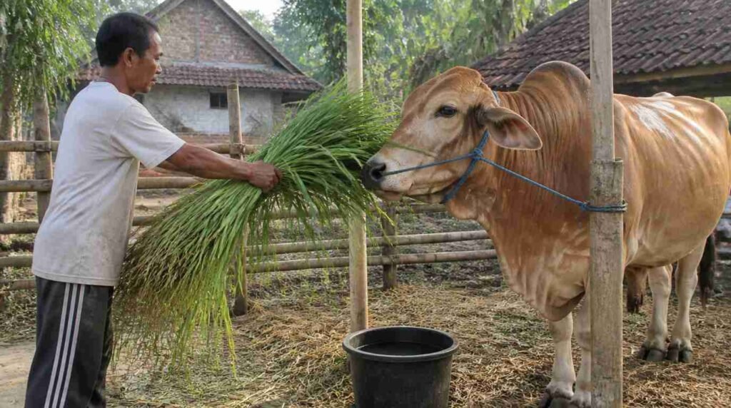 sapi qurban terlihat lesu tidak mau makan tanda bahaya yang wajib dikenali panitia