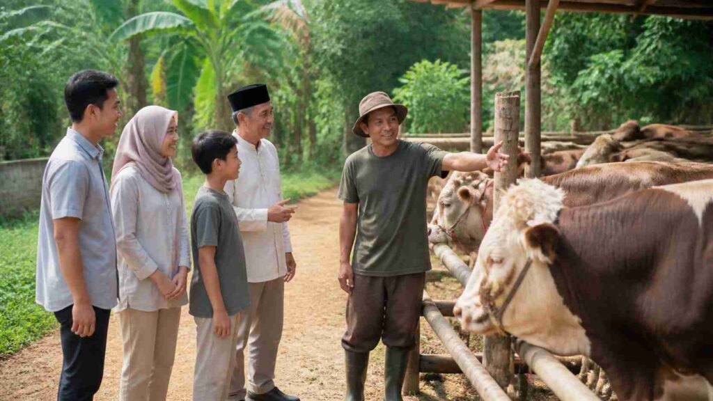 sapi sehat peternak anggota KAN Jabung Jabung Kabupaten Malang dirawat standar profesional