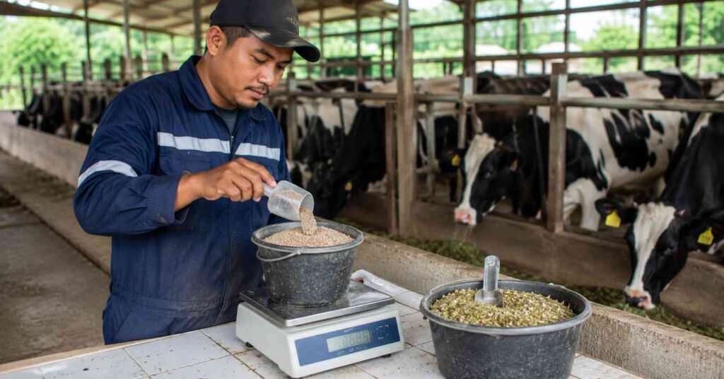dosis mineral harian sapi perah berdasarkan bobot badan