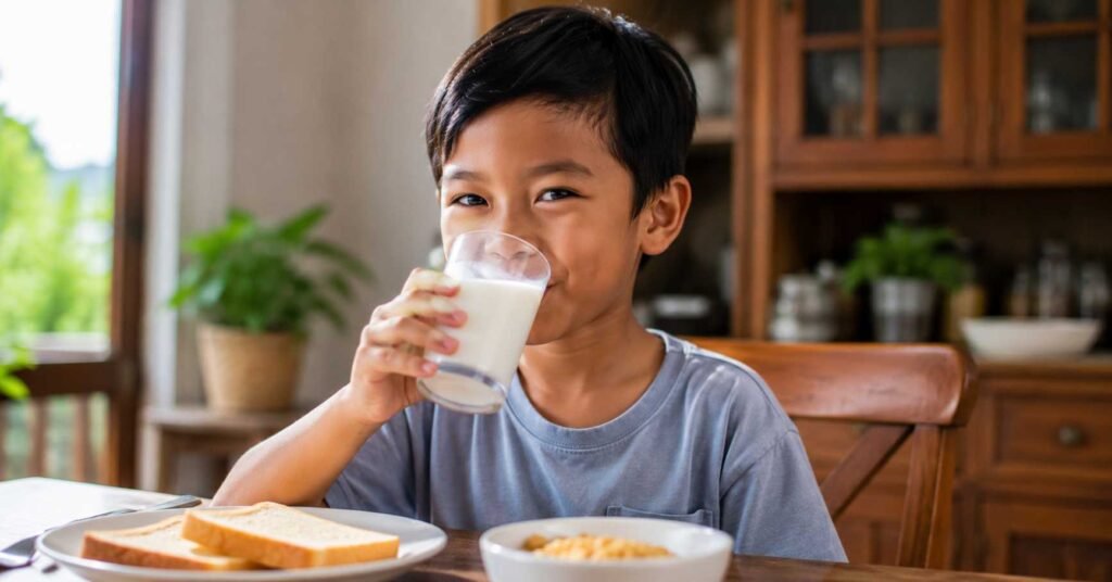 manfaat susu full cream untuk anak dalam masa pertumbuhan