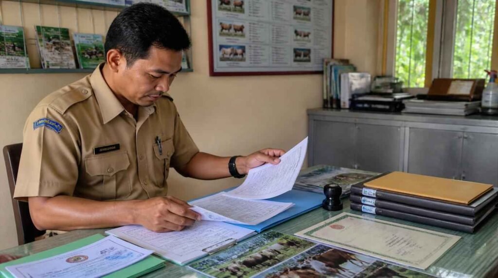 dokumen dan riwayat kesehatan bibit sapi potong yang wajib dicek sebelum beli
