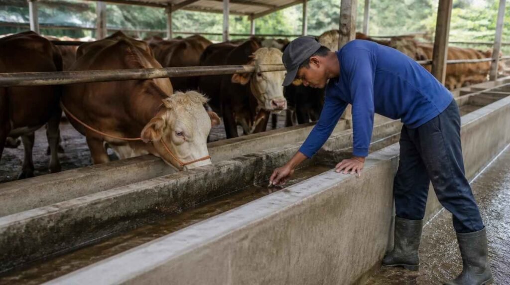 manajemen kandang sapi pemulihan pasca idul adha dengan ventilasi dan kebersihan optimal
