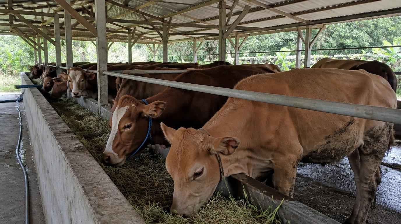 cara menggemukkan sapi setelah idul adha — sapi potong dalam pemulihan di kandang