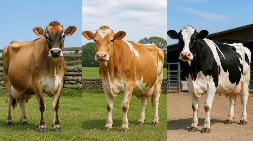 Perbandingan ras sapi Jersey Guernsey dan Friesian Holstein sebagai penghasil susu A2 dan A1