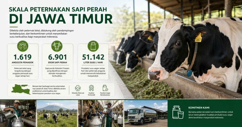 produksi susu KAN Jabung SM1 2025