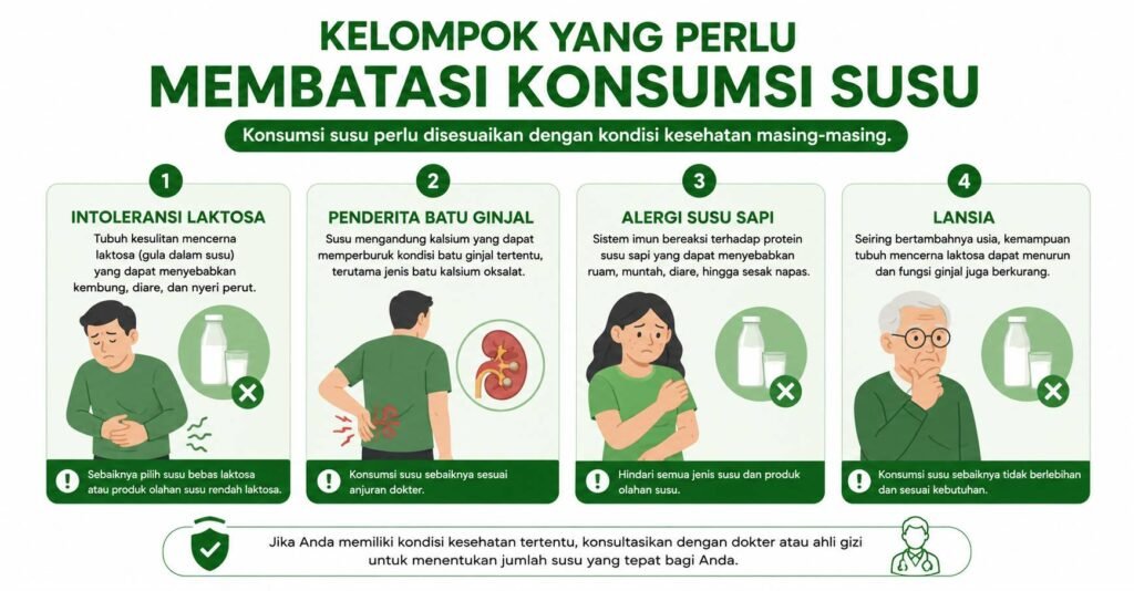 kelompok yang perlu membatasi konsumsi susu sapi murni