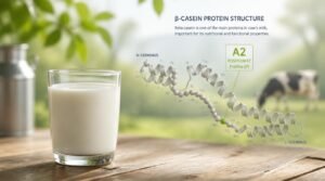 susu A2 adalah susu dengan protein beta kasein A2 yang berbeda dari susu sapi biasa