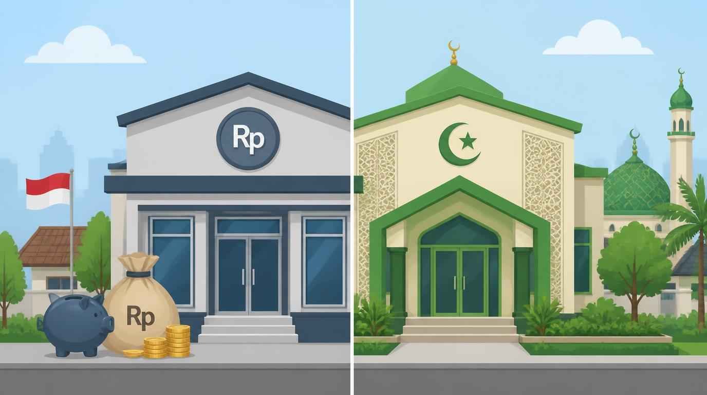 Ilustrasi pertanyaan hukum Islam tentang bekerja di koperasi simpan pinjam konvensional berbasis riba