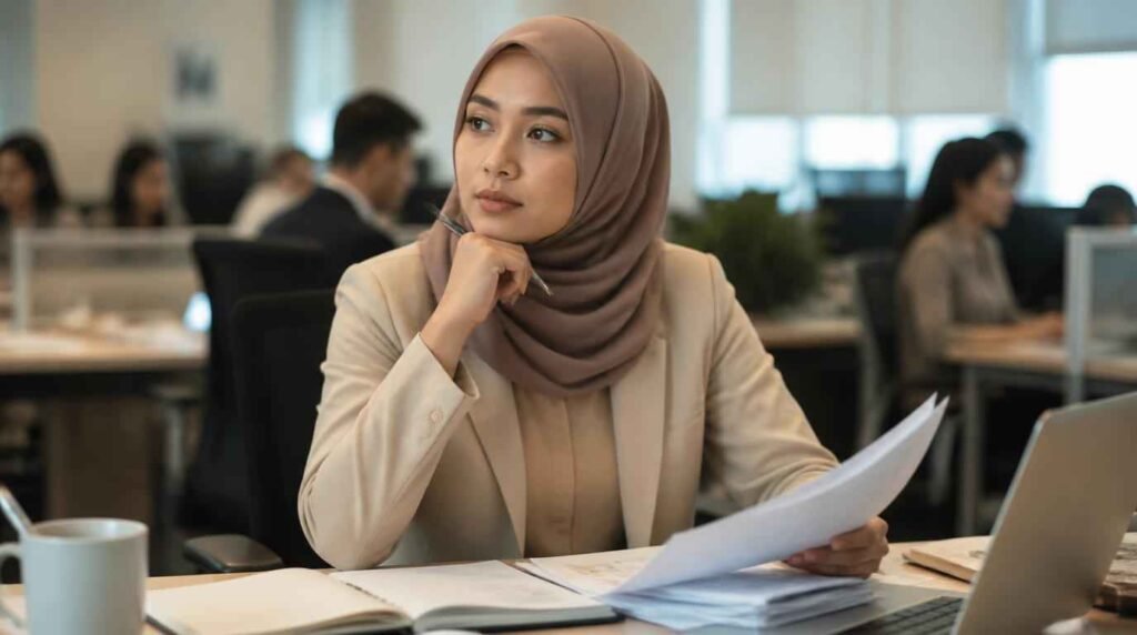 Ilustrasi hukum Islam tentang menerima gaji sebagai karyawan dari lembaga keuangan yang menggunakan sistem riba