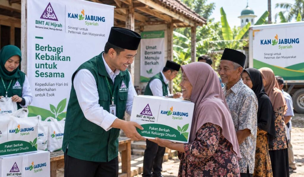 Baitul Maal Al Hijrah KAN Jabung penyaluran zakat infaq sedekah untuk dhuafa