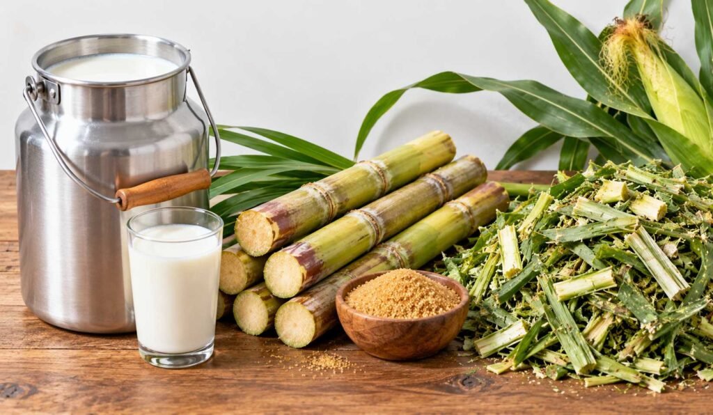 Tiga komoditas utama angkutan KAN Jabung: susu sapi segar, tebu, dan tebon jagung