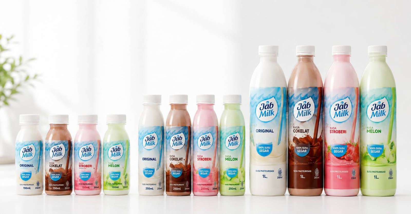 JABMilk susu pasteurisasi KAN Jabung berbagai varian rasa