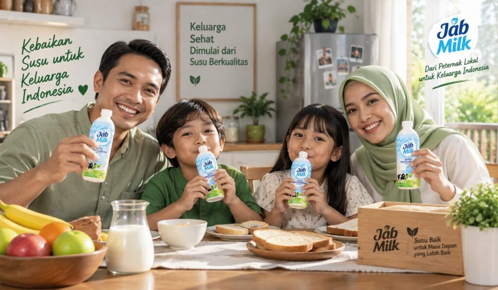 JABMilk susu pasteurisasi KAN Jabung pilihan keluarga Indonesia