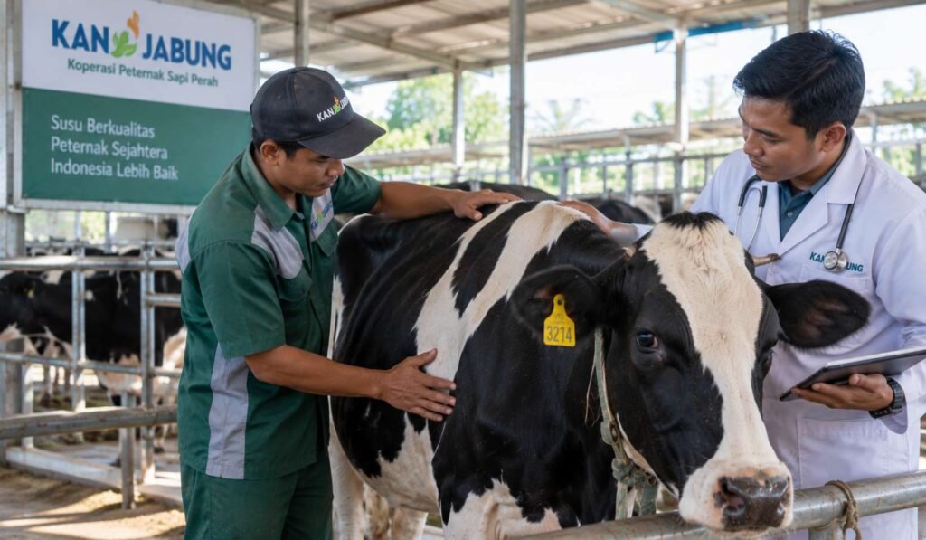 cara memilih bibit sapi perah Friesian Holstein untuk pemula